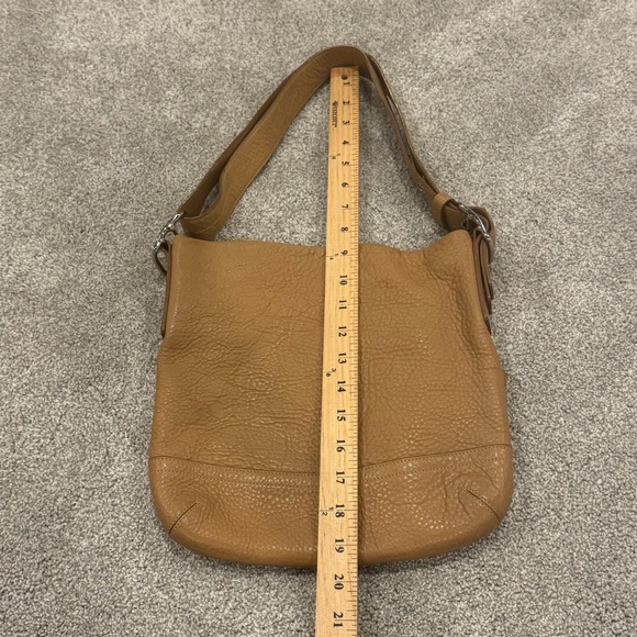 Coach Camel Brown Soft Pebble Leather Bag  L0693-F03796 - Picture 9 of 15